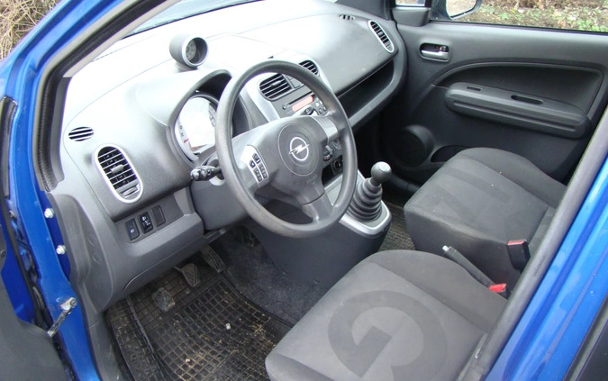 Opel Agila cena 5900 przebieg: 65323, rok produkcji 2010 z Złotów małe 67